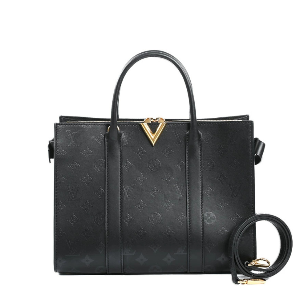 Louis Vuitton Very Tote Handbag Black